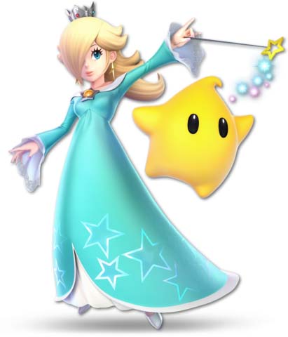 Super Smash Bros. Ultimate: Rosalina And Luma vs Mii Brawler